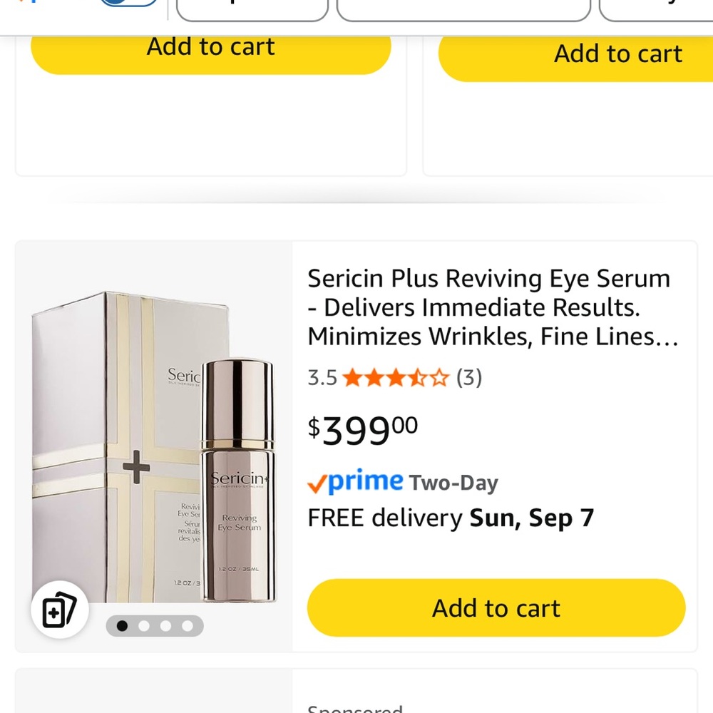 Serecin+ High End/Luxury - Age Reversing - Eye Serum